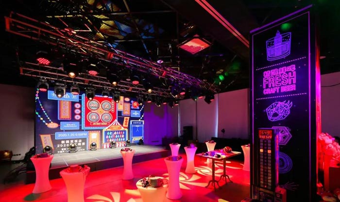 夜市擺攤風(fēng)年會(huì)